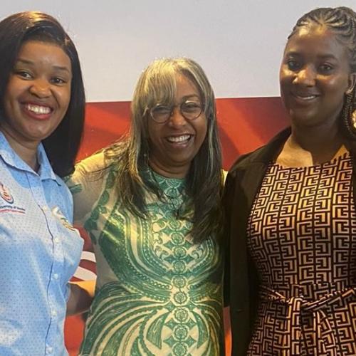  Thendo Makhado, Liesl Zuhlke and Betty Sebati