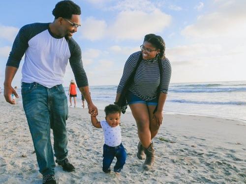 Parents and child